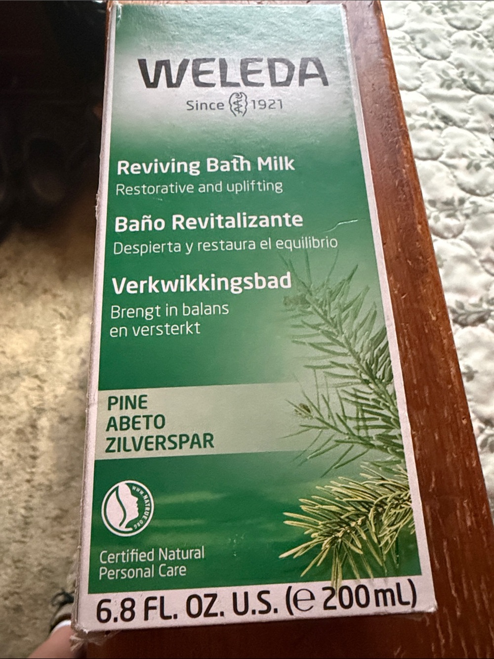 Weleda Reviving Bath Milk - Pine (Green)